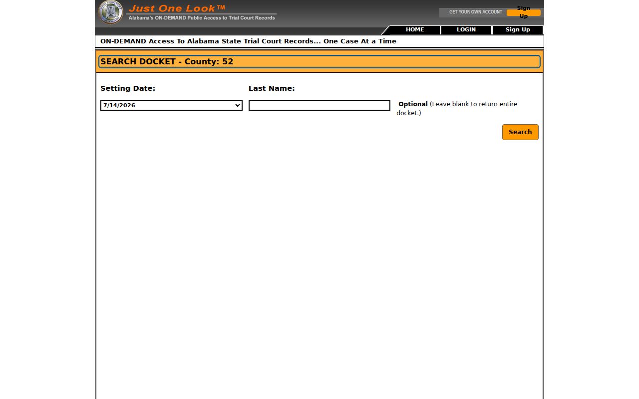 Morgan County criminal court case docket search