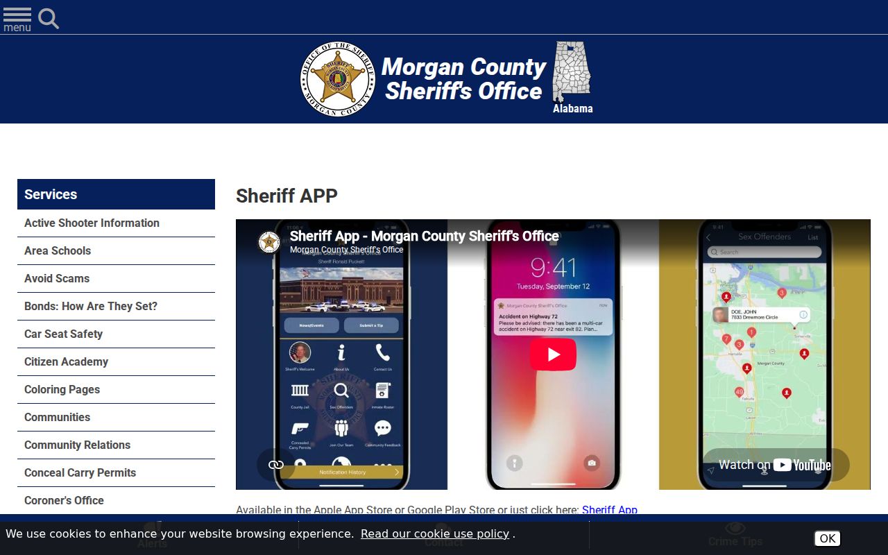 MCSO Now Morgan County arrest and warrant app